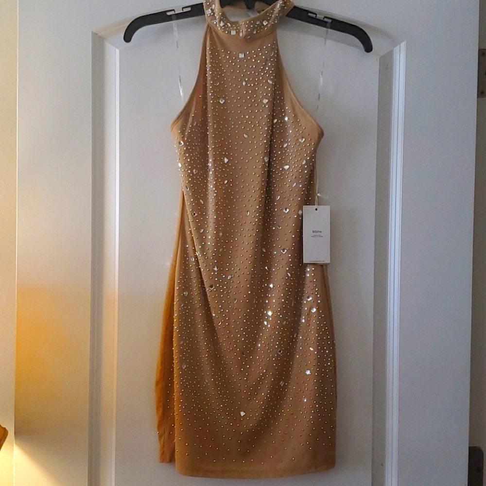 New with tag Blashe nude dress size M - Picture 2 of 10